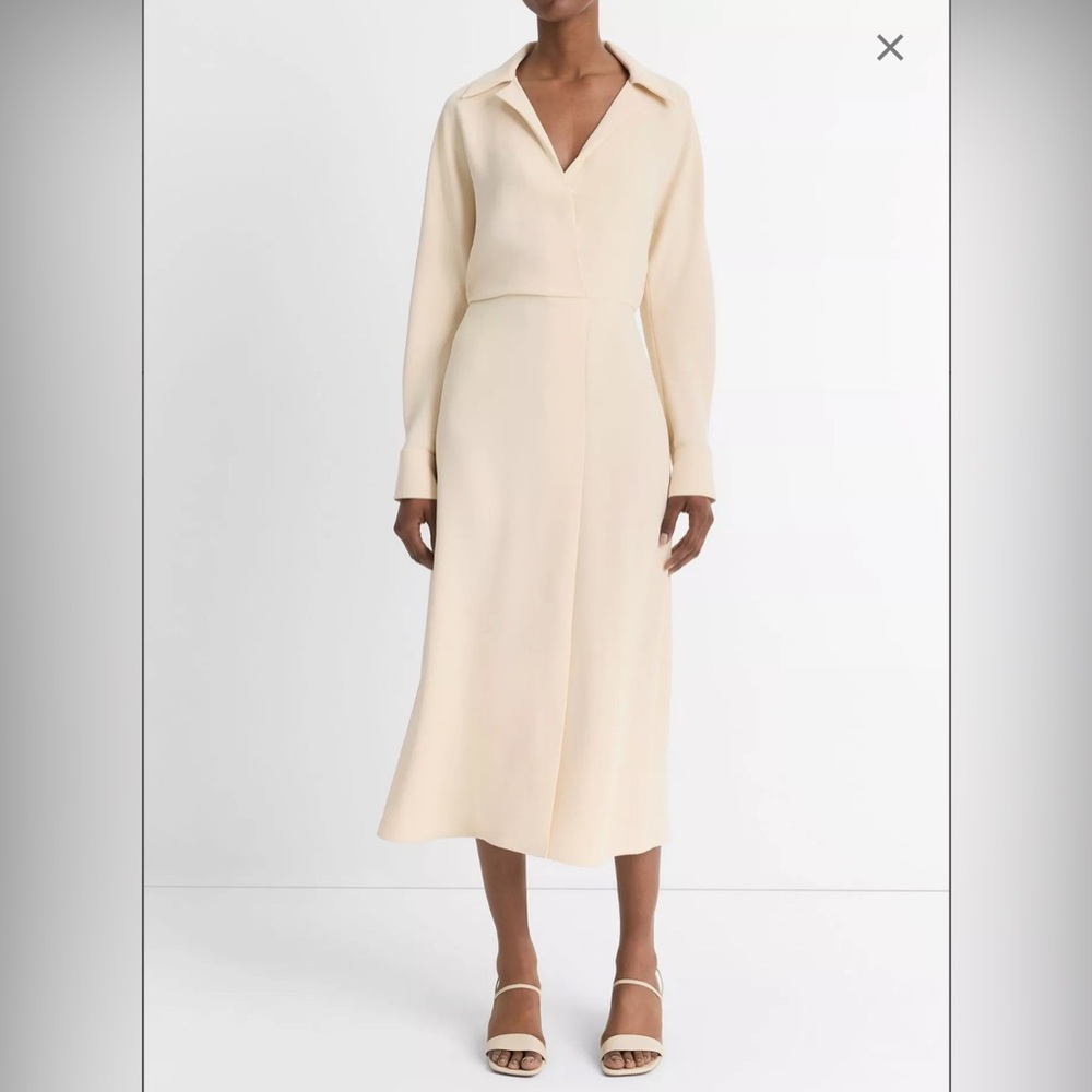 NWT size M Vince Modern fit shirt dress